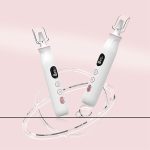 360° LED lys spikerbormaskin med LCD-skjerm, oppladbar spikerbor med 10 hastigheter