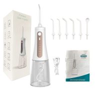 Fem arbeidsmodus med stor 350 ml vanntank vanntråd oral irrigator 6