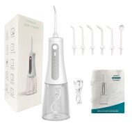 Fem arbeidsmoduser med stor 350 ml vanntank vanntråd oral irrigator 8