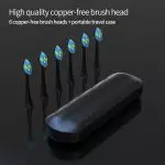 Tilpasset USB oppladbar sonisk tannbørste med Smart Timer hurtiglading med holder